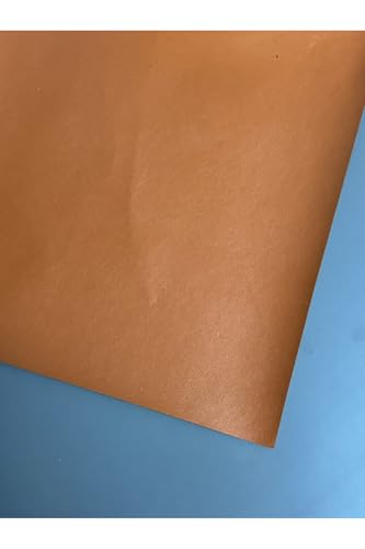 SODEF Self-Adhesive Faux Leather Sheet 48x100 cm for Surfaces - DIY Home Decor and Repair - Taba Color - Taba