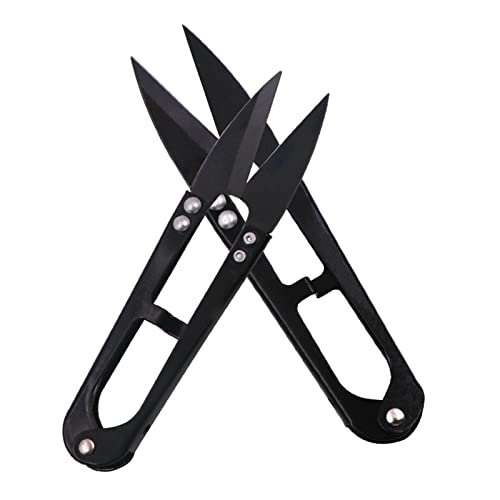 DSWMY Craft Scissors, Professional Tailor Scissors Antirust Sewing Thread U Shaped Embroidery Tool