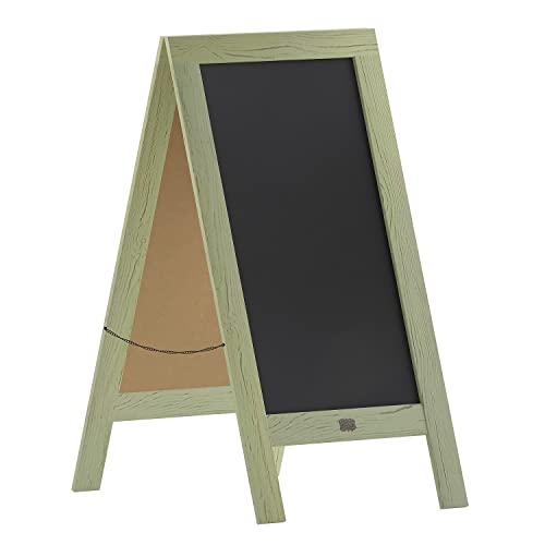Flash Furniture Magnetic Wall Mount Chalkboard, 40" x 20", Green