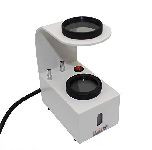 LeTkingok Jewelry Tabletop Polariscope Desktop Magnifier Gem Identification Tool with Gem Clip