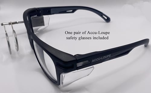 Double 5x/10x Magnetic Mounting Magnifier, Black