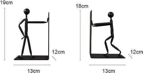 Peynir 2pcs Bookends Book Ends for Office Bookends Shelves Bookend Book Ends Heavy Books Metal Bookend Supports Decorative Bookends Book Stopper