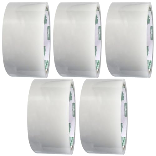 BookGuard 2 Inch Stretchable Book Tape, Book Repair Poly Tape, Case of 5