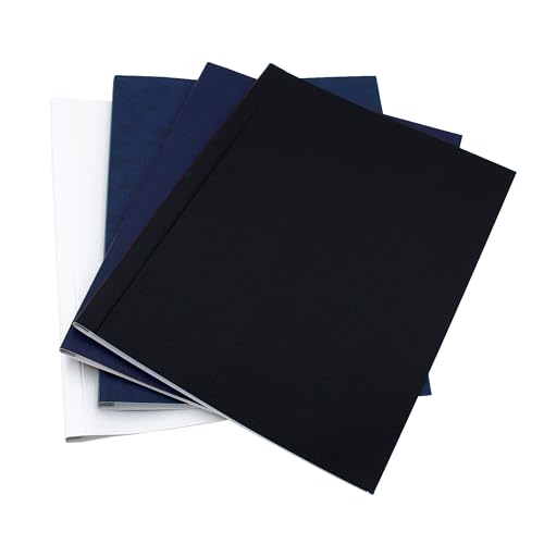 Peleman (Unibind) Thermal Binding Soft Covers – 40-Pack Flexible Binding Covers for Reports, Documents & Notebooks – No Spiral or Comb Required – Fast Finish (Black, Spine Capacity: 65 Sheets Max)