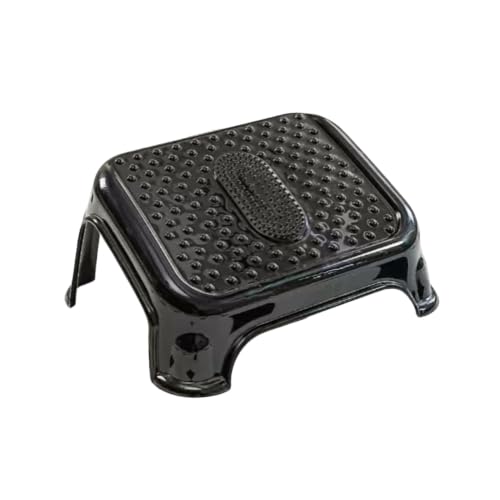 Footrest Under Desk with Massage Roller,Ergonomic Office Prevent Slipping Foot Rest,with 20 Degree Tilt No Locking(Black)