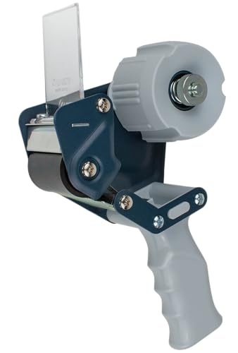 Pack Ship Supply Heavy Duty Packing Tape Dispenser - for 2" or 3" Wide Tape - Steel Frame, Blade Guard, Adjustable Tension Control - EP-685 (3")