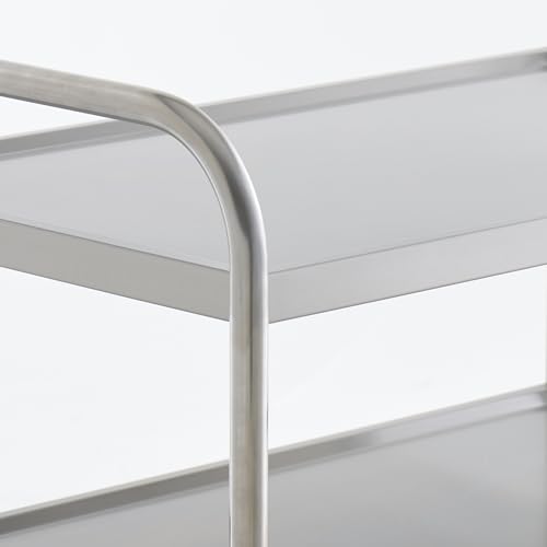 CenPro 32L-034 33x21 Knocked Down Stainless Steel 3-Shelf Utility Cart
