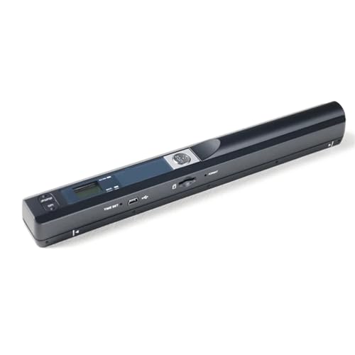 Document Scanner, Portable Scanner 900DPI Handheld A4 Document LCD Display Supports JPG/PDF Formats for Books & Images