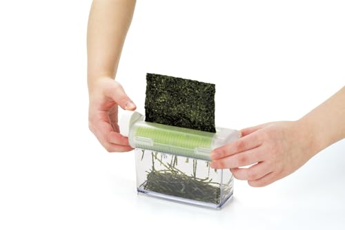 Akebono Glue Shredder with Container - Cross Cut Paper Shredder - Manual Operation