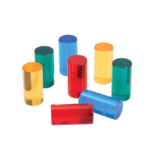 Kaplan Early Learning Company Light and Color Cylinder Set - 8 Pieces