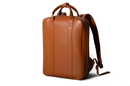 Full-Grain Leather Work Backpack by Harber London