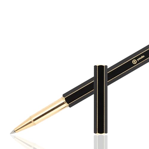 ワイスタジオ YSTUDIO Classic Revolve Rollerball Pen, Luxury Grade Craftsmanship Pen, personalized pens, rollerball pens Exquisite Men's And Women's Gift Pen Set-black