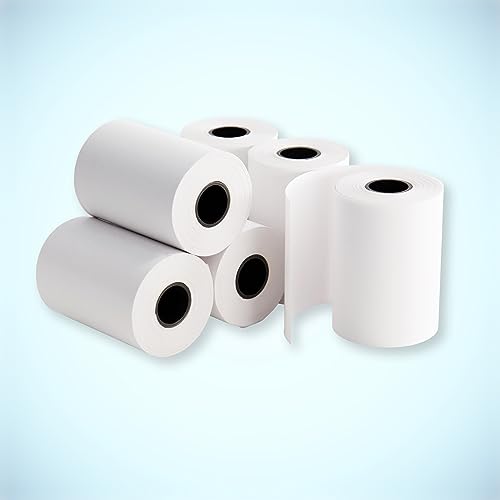 ReceiptPaperPro 2 1/4” x 65 ft Thermal Receipt Paper Rolls, fits Ingenico Desk 3500 Desk 5000 Move 5000 Verifone t650 Pax a920, 50 Rolls/Case