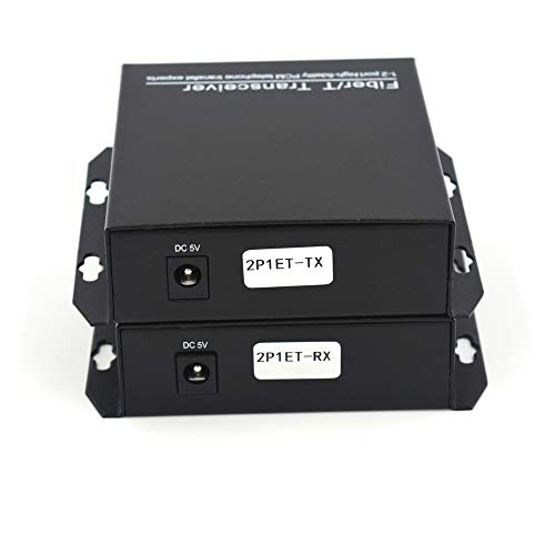 Primeda-telecom 2X POTS Telephone Over Fiber Extender SC - RJ11 Tel Over Fiber Adapter 10/100Mbps Ethernet Over Fiber one Pair