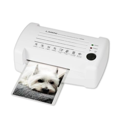 Asuka Asmix LAMINI L203A6 Laminator with Thick 150μ Films, White