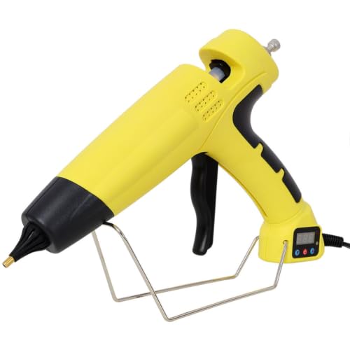 550W Hot Glue Gun with Digital Temperature Display, 4 Nozzles & 24 Sticks