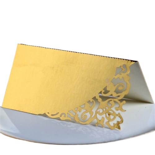 Name Tent Table Cards 200pcs Laser Cut Wedding Table Place Cards Paper Blank Seat Card Elegant Folded Number Name Card Banquet Tables(Color03)