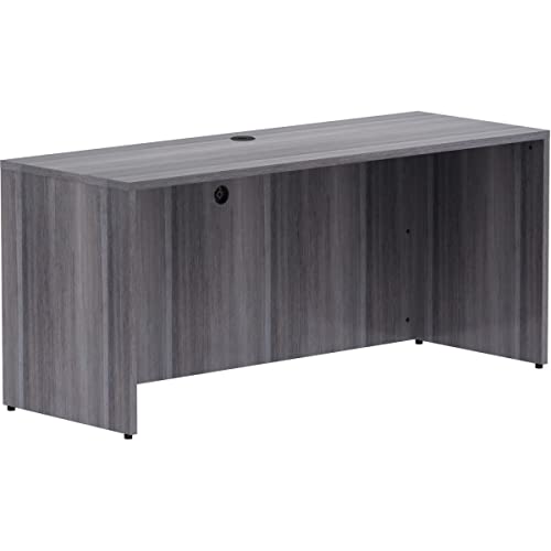 Lorell LLR69596 Weathered Charcoal Laminate- 66 x 24 x 29.5 in. Credenza Shell