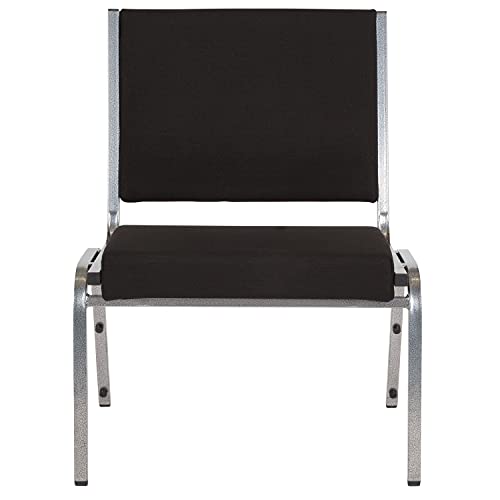 EMMA + OLIVER Black Antimicrobial Bariatric Medical Chair, 4-Pack