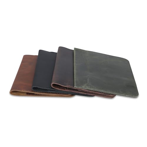 CestAntiQ Leather Journal Cover A5 5.75 x 8.25, Brown
