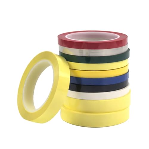 Whiteboard Tape 2 Pcs 15/20/25/30mm Whiteboard Tape Thin Dry Erase Art for Graphic Chart Grid Electrical White Board Line 66m Long(White,66M_15MM)