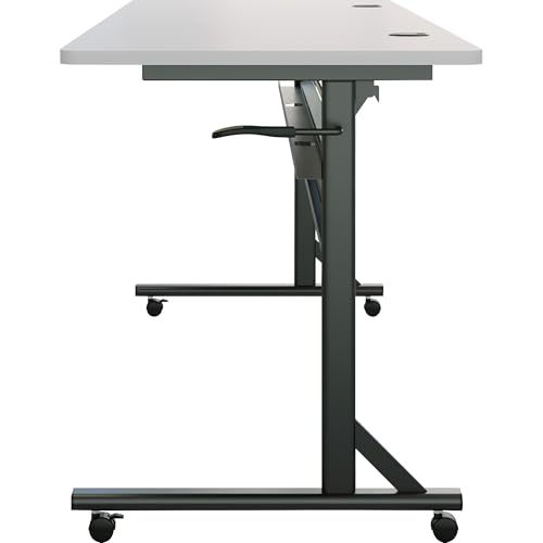Lorell Shift 2.0 Flip & Nesting Mobile Table, Gray