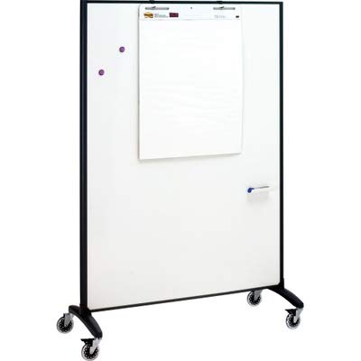 Quartet QRT6640MB - Motionreg; Room Divider, 4 x 6, DuraMaxreg; Porcelain Whiteboard Surface