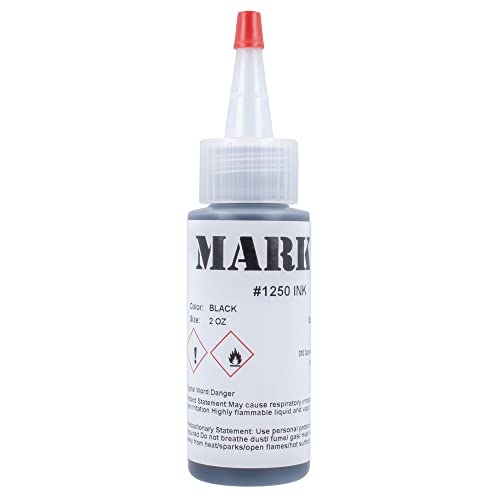 ExcelMark Mark II Reversible Stamp Pad Kit for Rubber Stamps - Includes 2 oz. Ink (Black)