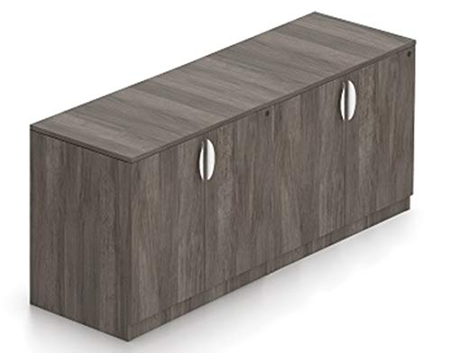 SL7122TOP-SL3622SC Storage Cabinet Credenza, 72" w x 22" d x 29 1/2" h - Autumn Walnut