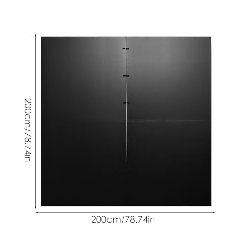39” x 39” Project Boards for Presentations, Science Fair, Schools Projects, Event Displays & Trifold Picture Board, Black - 4 Pack
