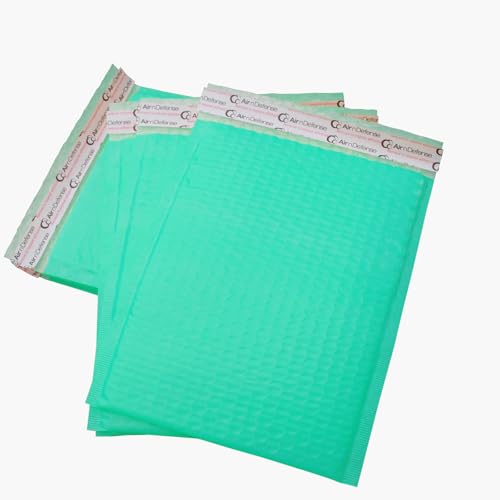 AirnDefense 2000#000 4X8" Green Poly Bubble Mailers Shipping Padded Envelope
