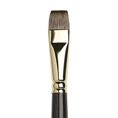 Winsor & Newton Monarch Bright Long Handle Brush, Brown, Size 16