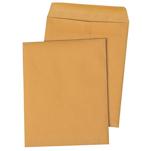 Quality Park® Redi-Seal® Catalog Envelopes, 12" x 15 1/2", Brown Kraft, Box Of 250