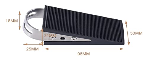 Door Stop Stopper Holder,Heavy Duty Made of Stainless Steel and Rubber