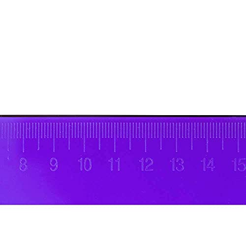 JAM PAPER Plastic Clipboards with Low Profile Metal Clip - Letter Size (9 x 12.5) - Violet Purple - 12 Clip Boards/Pack