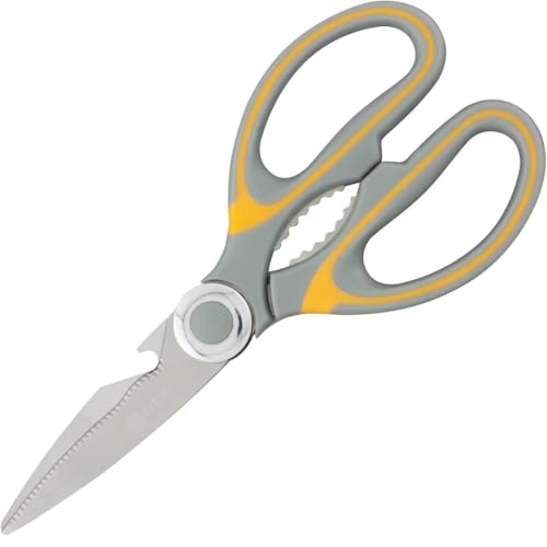 GTSE Box of 36 Heavy Duty Kitchen Scissors, Sharp Stainless Steel Blades, Comfort Grip, Dishwasher Safe, Multi-Purpose Kitchen Shears for Cooking Food, Poultry, Vegetables