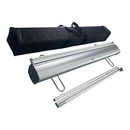 HYSDPOT Standard Retractable Banner Stand with Carrying padded Canvas Bag and Box (Stand Only) (33.5"x80")(6 UNITS)
