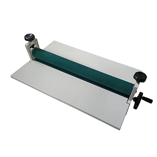 LGXEnzhuo 29.5" Manual Cold Roll Laminator, Desktop Cold Laminating Machine, with Foldable Working Table and Adjustable Pressure, Laminating Width 750mm/29.5inch