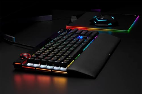 New Wrist Rest for Corsair K100 RGB Keyboard Wrist Rest Pad Support Palm Protection (Not Include Keyboard) (K100 RGB), Black