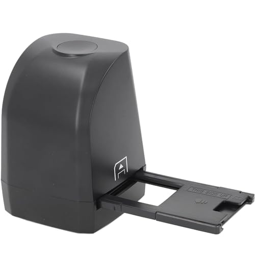 8MP Film Scanner, Fixed Color Negative Scanner, Support Image Preview, Playback and Editing Functions, One-Way Scanning, for Color and Monochrome Slides