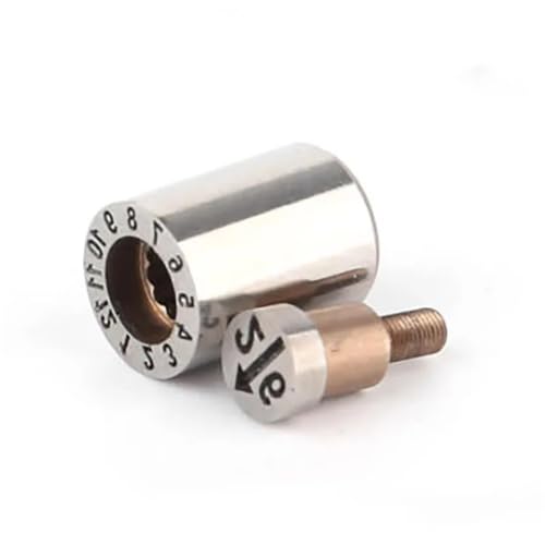 2PCS/5PCS Injection Mold Changeable Core Date Stamps Date Marked Pins Date Code Inserts(Blank,2pcs 20x16mm)