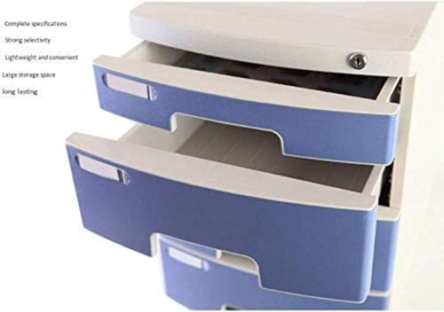 ELUKHT File Cabinet with Lock and Drawer 3 Drawer File Data Cabinet Storage Boxes, Grey