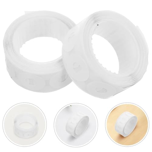 2000Pcs Hole Punch Reinforcement Circles for Binder Pages, Self-Adhesive PVC Repair Labels