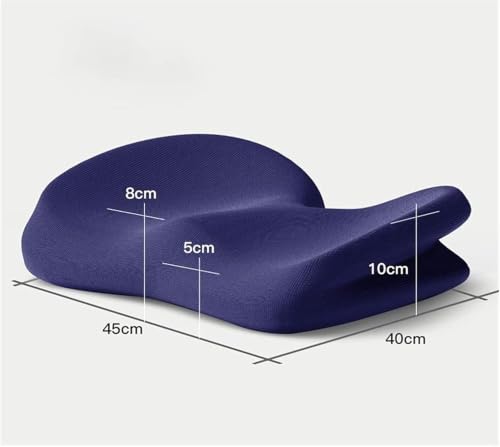 EZLQGBWKPDT Premium Seat Cushion - Anti-slip Lumbar Support Pad with 100% Tailbone, Reduces Pain Suitable for Office Chairs, Car Seats and Back Relief Cushions