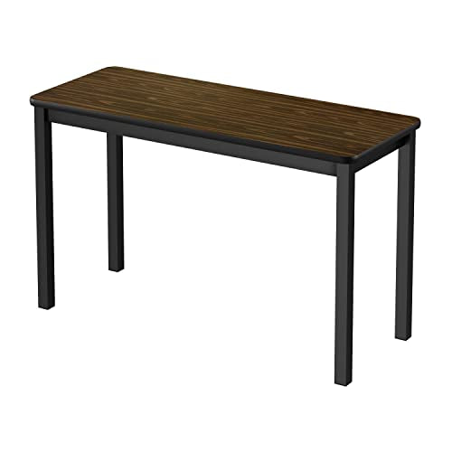 Correll Rectangular Thermal Fused Laminate Lab Table with Walnut LT2460TF-01