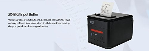 Adesso NuPrint 210 Thermal Receipt Printer, 2" (58mm) Width