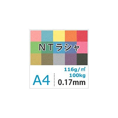 Matsumoto 洋紙 Shop rachin, NT School cma-116g/Square Meter A4 Size: 1000 Sheets , lightblue