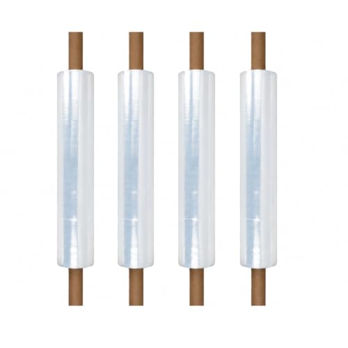 PSBM Pallet Stretch Film/Wrap with Handles 20" x 1000' 80 GA Clear 4 Rolls