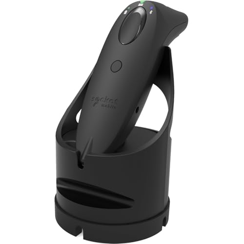 SocketScan S740, Universal Barcode Scanner, Black & Black Dock
