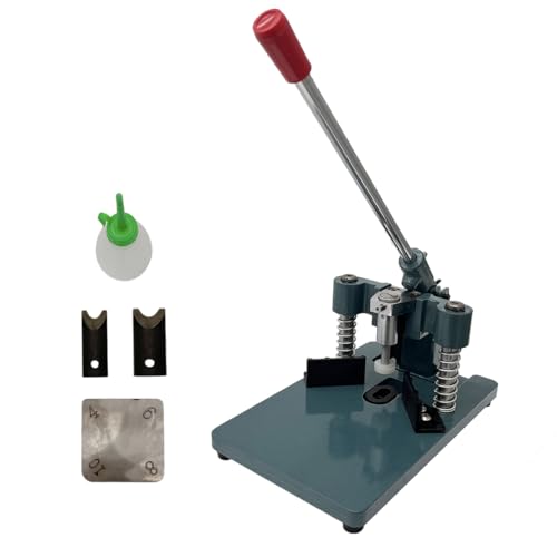 EQCOTWEA Manual Corner Rounder All Metal Heavy Duty Corner Rounder Punch Cutter with R6 R10 Blade Paper Punch Cutter for Cutting Business Cards Photo Booklet Max. 30mm Cutting Thickness